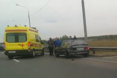 На Северной окружной дороге в Рязани произошла серьёзная авария